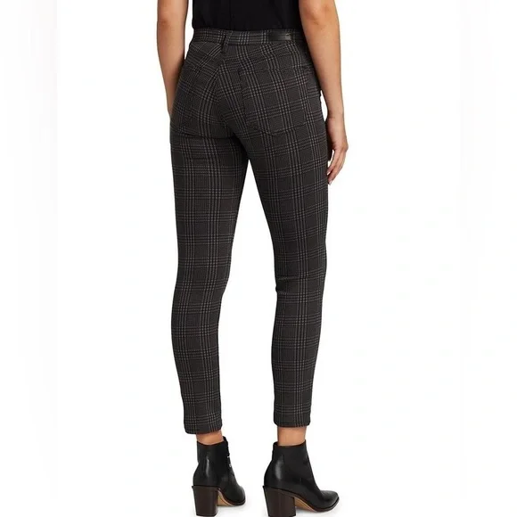 AG ADRIANO GOLDSCHMIED PRIMA ANKLE IN HOUNDSTOOTH PLAID FOLKSTONE SIZE 27 - Picture 7 of 15